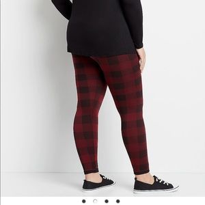 Maurices plaid leggings